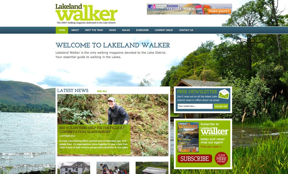 Lakeland Walker Magazine Website
